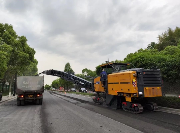 “舊貌換新顏，喜迎亞運會”—— 徠卡3D銑刨應用于舊路改造